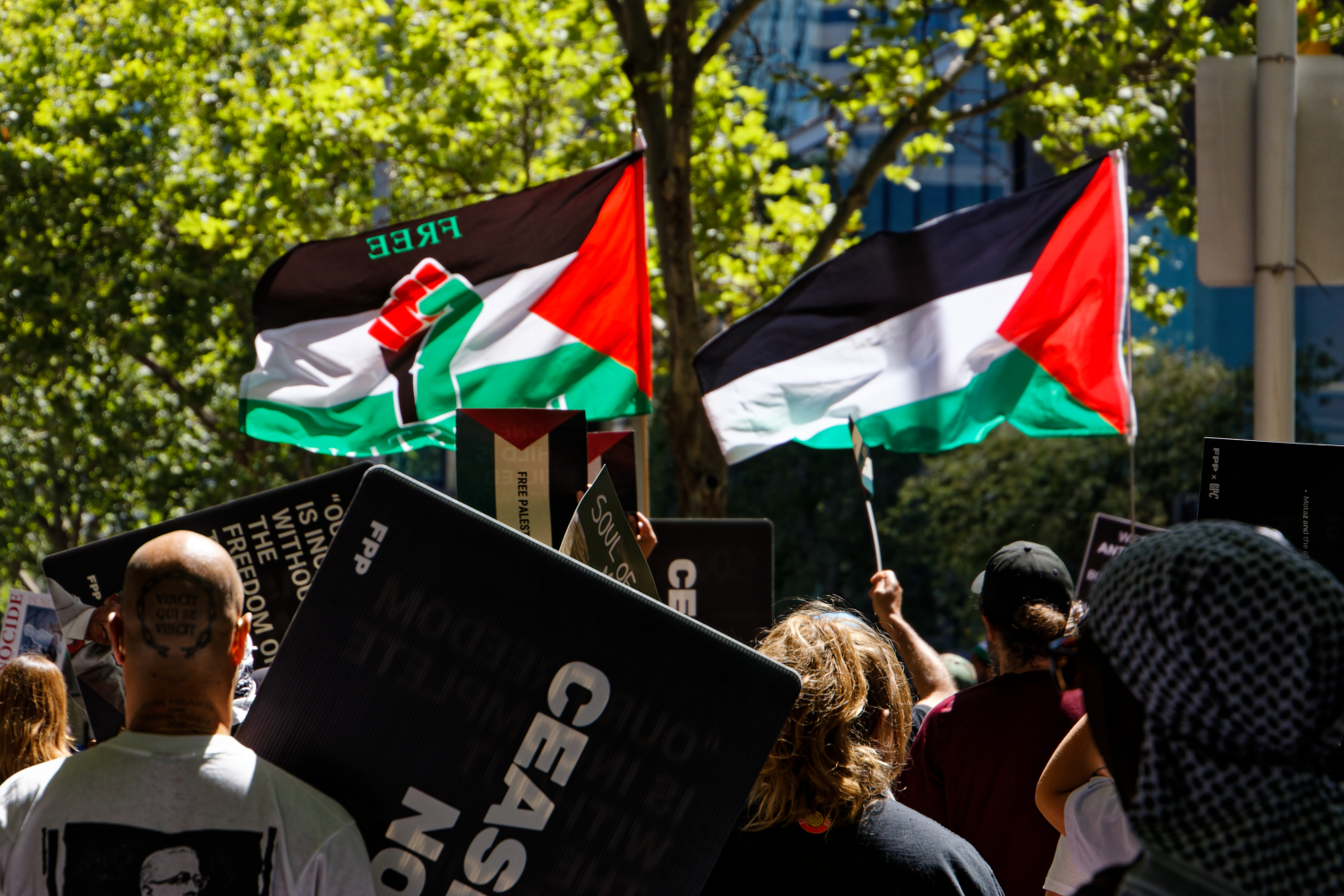 LIVE UPDATES: Gaza ceasefire now rally Melbourne